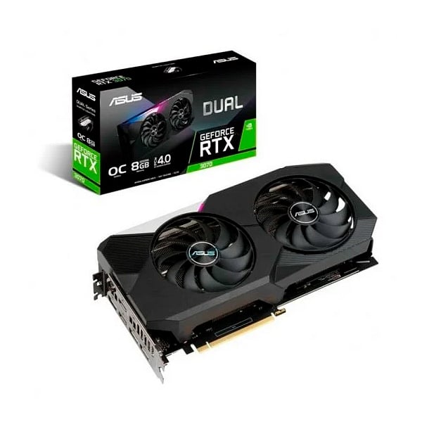Asus Dual GeForce RTX3070 OC 8GB GDDR6  Gráfica