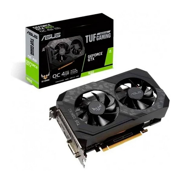Asus TUF Gaming GeForce GTX1650 OC 4GB GDDR6  Tarjeta Gráfica Nvidia
