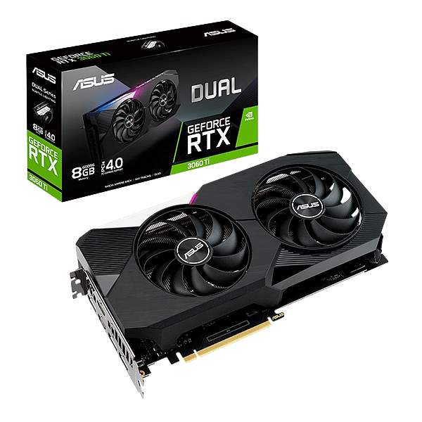 Asus Dual GeForce RTX3060 Ti 8GB GDDR6  Gráfica