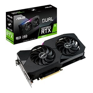 Asus Dual GeForce RTX3060 Ti 8GB GDDR6  Gráfica