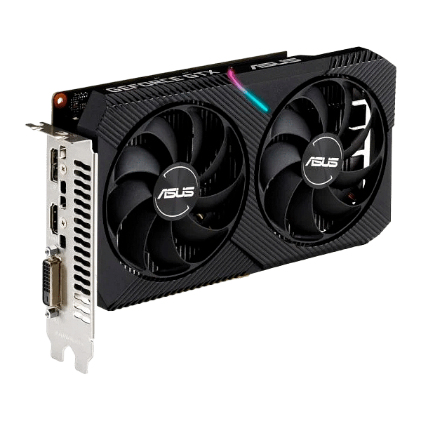 Asus Dual GeForce GTX1650 Mini OC 4GB GD6  Gráfica