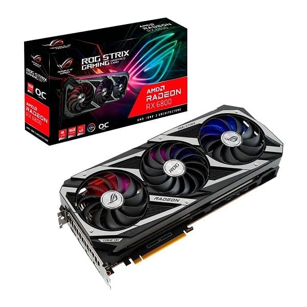 Asus ROG Strix Radeon RX6800 OC 16GB GDDR6  Tarjeta Gráfica AMD