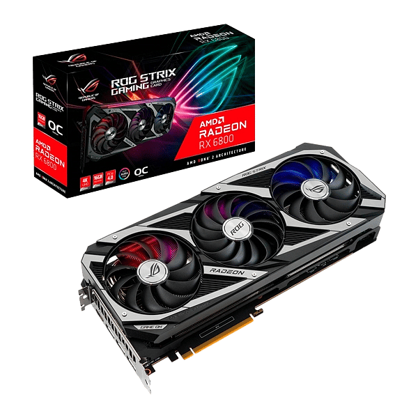 Asus ROG Strix Radeon RX6800 OC 16GB GDDR6  Tarjeta Gráfica AMD