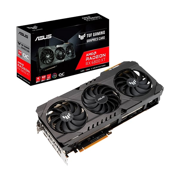 Asus TUF Gaming Radeon RX6800 XT OC 16GB GDDR6  Tarjeta Gráfica AMD