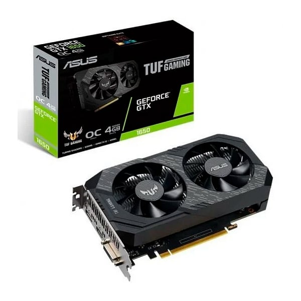 Asus TUF Gaming GeForce GTX1650 OC 4GB GDDR5  Tarjeta Gráfica Nvidia