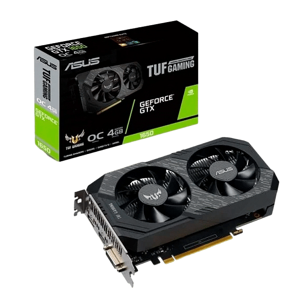 Asus TUF Gaming GeForce GTX1650 OC 4GB GDDR5  Tarjeta Gráfica Nvidia