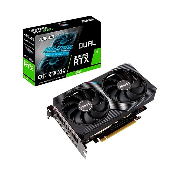 Asus Dual GeForce RTX3060 OC 12GB GDDR6  Gráfica