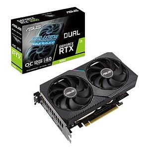 Asus Dual GeForce RTX3060 OC 12GB GDDR6 LHR  Gráfica