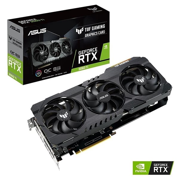 Asus TUF Gaming GeForce RTX3060 Ti OC 8GB GDDR6 LHR  Gráfica