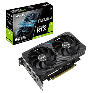 Asus Dual GeForce RTX3060 Ti Mini 8GB GDDR6 LHR  Gráfica