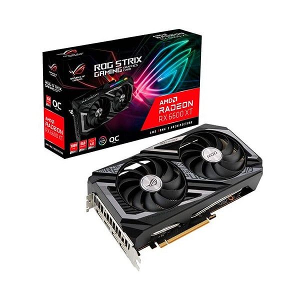 Asus ROG Strix Radeon RX6600 XT OC 8GB GDDR6  Tarjeta Gráfica AMD