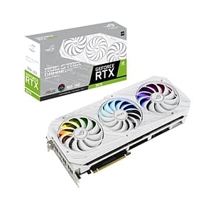 Asus ROG Strix GeForce RTX3070 White 8GB GDDR6 LHR  Gráfica