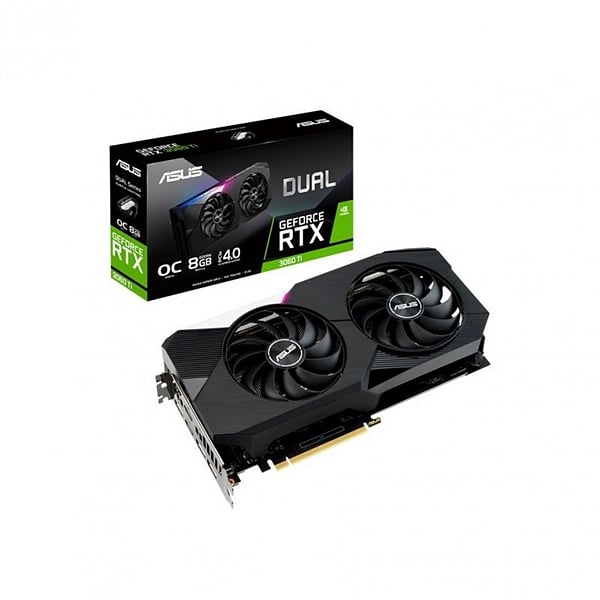 Asus Dual GeForce RTX3060 Ti OC 8GB GDDR6 LHR  Gráfica