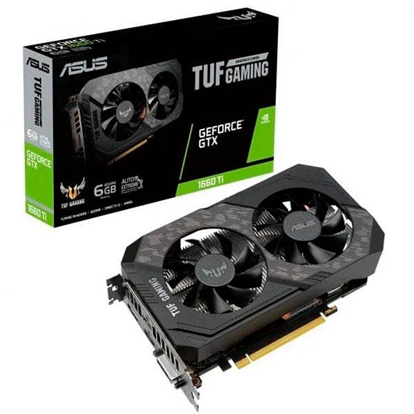 Asus TUF Gaming GeForce GTX1660 Ti Evo 6GB GD6 Gráfica
