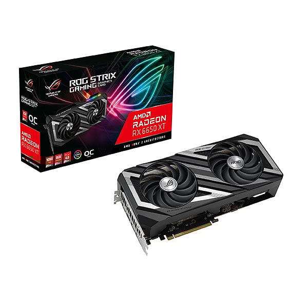 Asus ROG Strix Radeon RX6650 XT OC 8GB GDDR6  Tarjeta Gráfica AMD