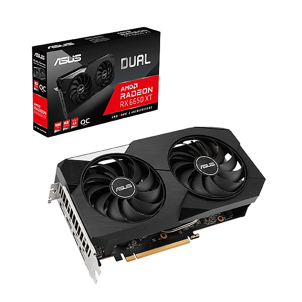 Asus Dual Radeon RX6650 XT OC 8GB GDDR6  Tarjeta Gráfica AMD