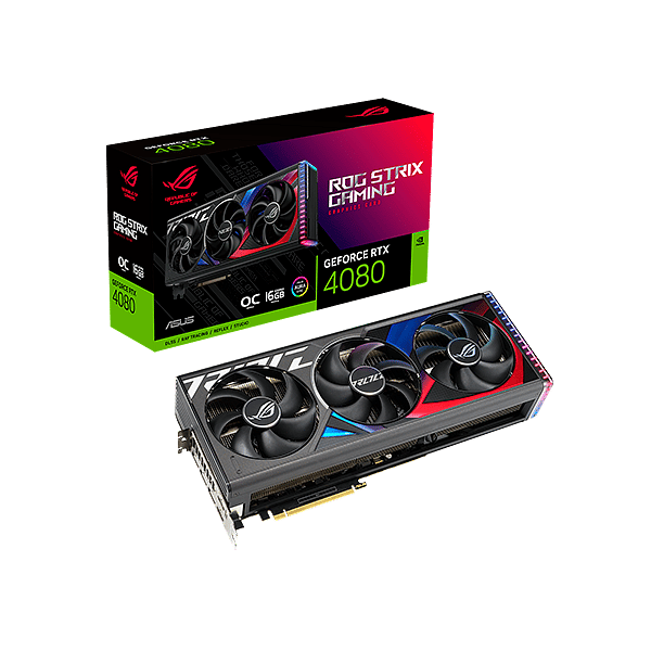 Asus ROG Strix GeForce RTX 4080 OC 16GB GDDR6X DLSS3  Tarjeta Gráfica Nvidia