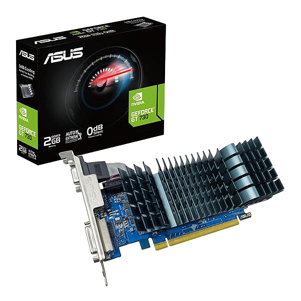 Asus GeForce GT 730 2GB GDDR3  Tarjeta Gráfica Nvidia