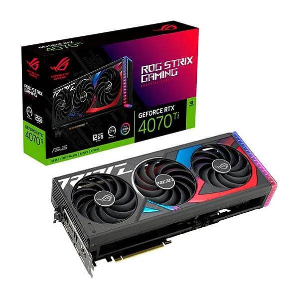Asus ROG Strix GeForce RTX 4070 Ti 12GB GDDR6X DLSS3  Tarjeta Gráfica Nvidia