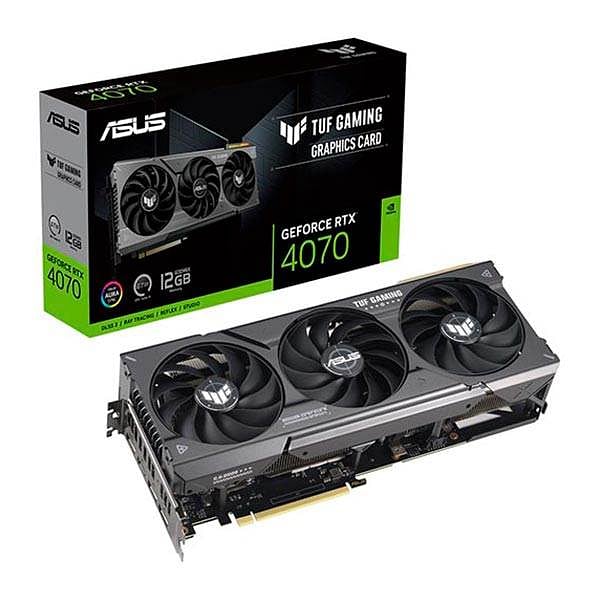 Asus TUF Gaming GeForce RTX 4070 OC 12GB GDDR6X DLSS3  Tarjeta Gráfica Nvidia