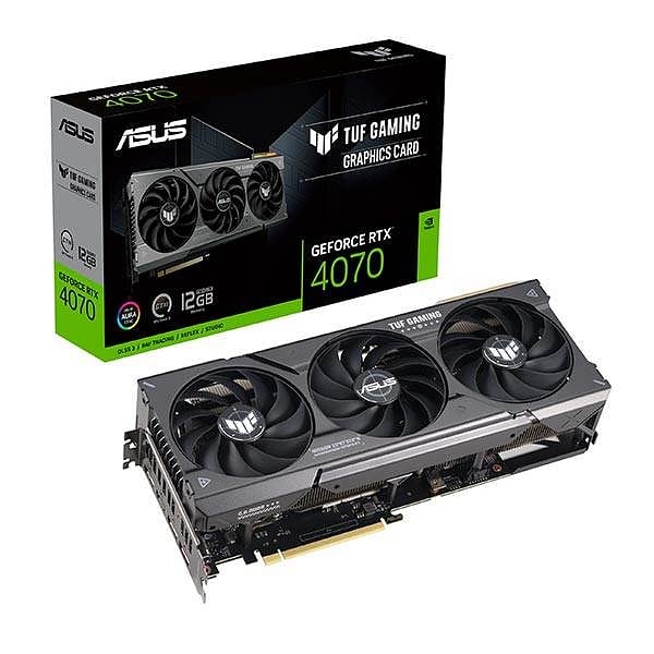 Asus TUF Gaming GeForce RTX 4070 12GB GDDR6X DLSS3  Tarjeta Gráfica Nvidia