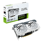 Asus Dual GeForce RTX 4060 Ti OC White 8GB GDDR6 DLSS3  Tarjeta Gráfica Nvidia