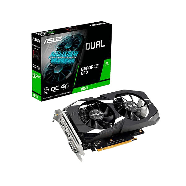 Asus Dual GeForce GTX 1650 OC 4GB GDDR6 V2  Tarjeta Gráfica Nvidia