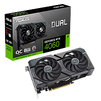 Asus Dual GeForce RTX4060 OC 8GB GDDR6 DLSS3  Tarjeta Gráfica Nvidia