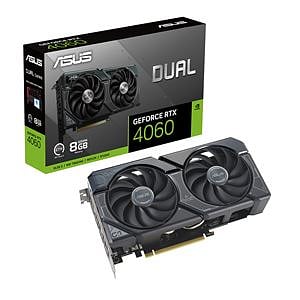 Asus Dual GeForce RTX4060 8GB GDDR6 DLSS3  Tarjeta Gráfica Nvidia