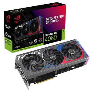 Asus ROG Strix GeForce RTX4060 8GB GDDR6 DLSS3  Tarjeta Gráfica Nvidia
