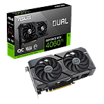 Asus Dual GeForce RTX4060 Ti OC 16GB GDDR6 DLSS3 Tarjeta  Gráfica Nvidia