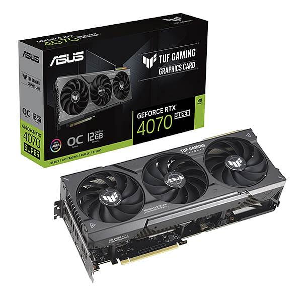 Asus TUF Gaming GeForce RTX 4070 Super OC 12GB GDDR6X DLSS3  Tarjeta Gráfica Nvidia