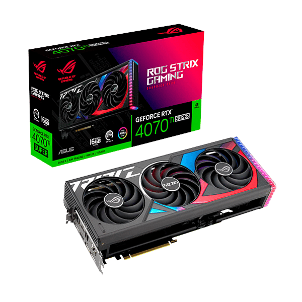 Asus ROG Strix GeForce RTX 4070 Ti Super 16GB GDDR6X DLSS3  Tarjeta Gráfica Nvidia