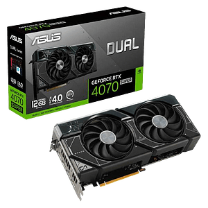 Asus Dual GeForce RTX 4070 Super Evo 12GB GDDR6X DLSS3  Tarjeta Gráfica Nvidia