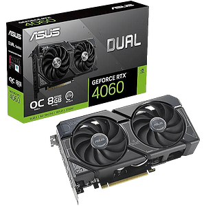 Asus Dual GeForce RTX 4060 OC 8GB GDDR6 V2 DLSS3  Tarjeta Gráfica Nvidia