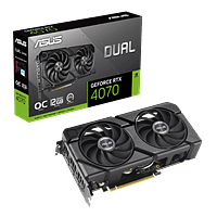 Asus Dual GeForce RTX 4070 OC Evo 12GB GDDR6X DLSS3 - Tarjeta Gráfica Nvidia