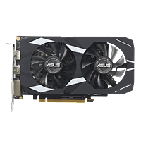Asus Dual GTX 1650 OC Evo 4GB GDDR6 V5  Tarjeta Gráfica Nvidia