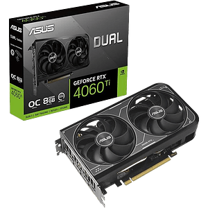 Asus Dual GeForce RTX 4060 Ti OC V2 8GB GDDR6 DLSS3  Tarjeta Gráfica Nvidia
