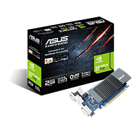 Asus GeForce GT 710 Evo Silent 2GB GDDR5 | Tarjeta Gráfica Nvidia