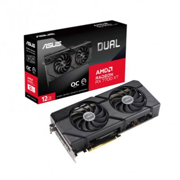Asus Dual Radeon RX 7700 XT OC 12GB GDDR6  Tarjeta Gráfica AMD