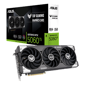 Asus GeForce RTX 5060 Ti TUF Gaming 8GB GDDR7 DLSS4  Tarjeta Gráfica Nvidia