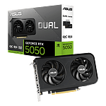 Asus GeForce RTX 5050 Dual OC 8GB GDDR6 DLSS4  Tarjeta Gráfica Nvidia