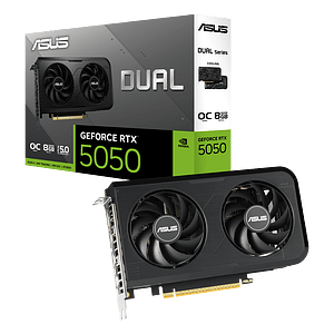 Asus GeForce RTX 5050 Dual OC 8GB GDDR6 DLSS4  Tarjeta Gráfica Nvidia