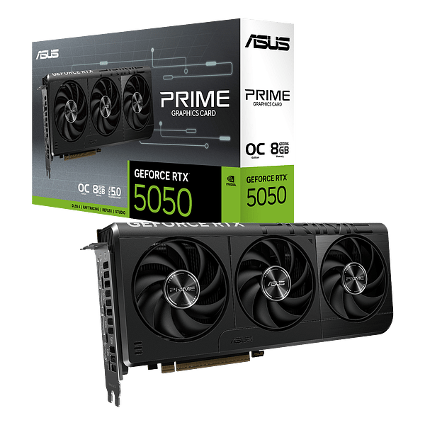 Asus GeForce RTX 5050 Prime OC 8GB GDDR6 DLSS4  Tarjeta Gráfica Nvidia