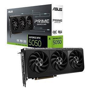 Asus GeForce RTX 5050 Prime OC 8GB GDDR6 DLSS4  Tarjeta Gráfica Nvidia