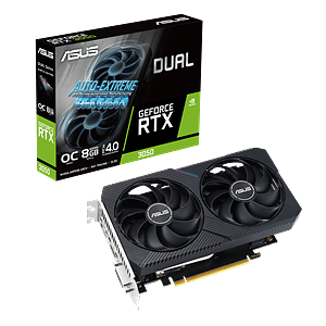 Asus Dual GeForce RTX 3050 V2 OC 8GB GDDR6 DLSS3  Tarjeta Gráfica NVIDIA