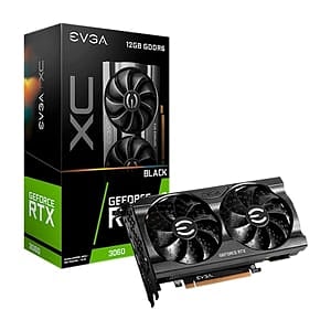EVGA GeForce RTX3060 XC Black Gaming 12GB GDDR6  Gráfica