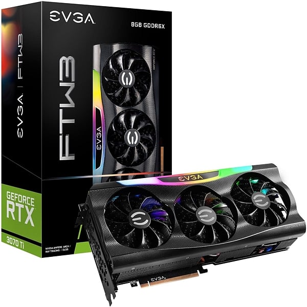 EVGA GeForce RTX3070 Ti FTW3 Gaming 8GB GDDR6X  Gráfica