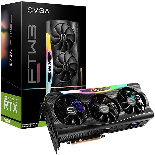 EVGA GeForce RTX3070 FTW3 Ultra Gaming 8GB GDDR6 LHR  Gráfica