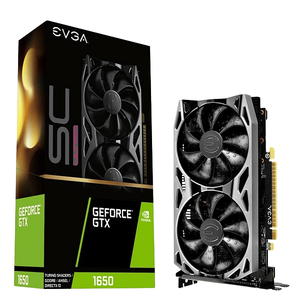 EVGA GeForce GTX1650 SC UltraGaming 4GB GDDR6  Gráfica